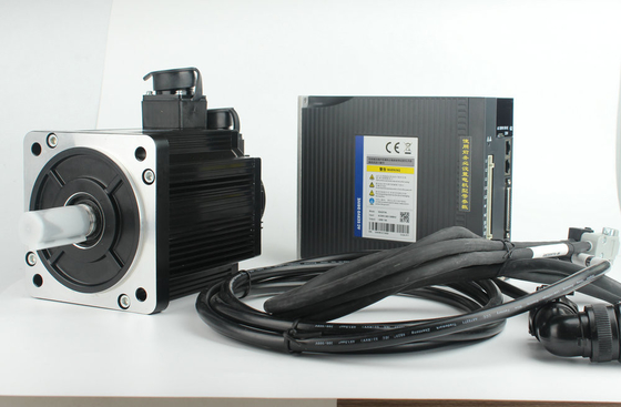 Động cơ Servo 3 pha 80MM 2.39N.M 750W có trình điều khiển cho hệ thống CNC