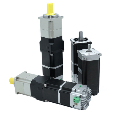 Jkongmotor 48VDC 1.27nm 400W RS485 Canopen DC Integrated Servo Motor với Driver cùng với phanh hoặc hộp số