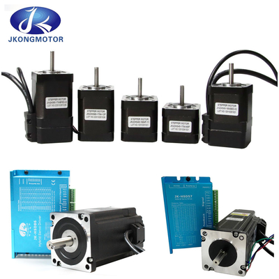 Jkongmotor Nema 11 17 23 24 34 Close Loop Hybrid Set Integrated Closed Loop Stepper Motor với mã hóa / phanh / hộp số
