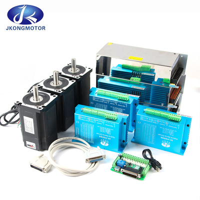 Jkongmotor mô-tô mô-tô cao 12Nm Nema34 Khóa vòng xoáy động cơ bước tuyến tính cho máy sex với mã hóa và trình điều khiển