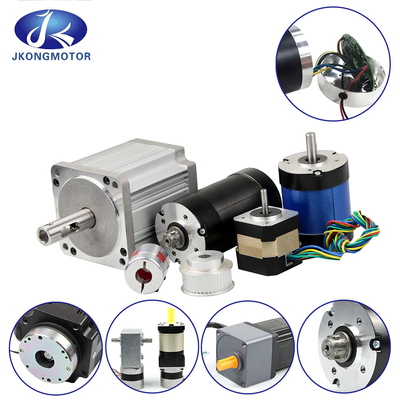 Jkongmotor 12v 24v 36v 48v 72v 110v 310v Tùy chỉnh OEM ODM Bldc Motor Nema 17 23 34 Nhà sản xuất động cơ DC không chải