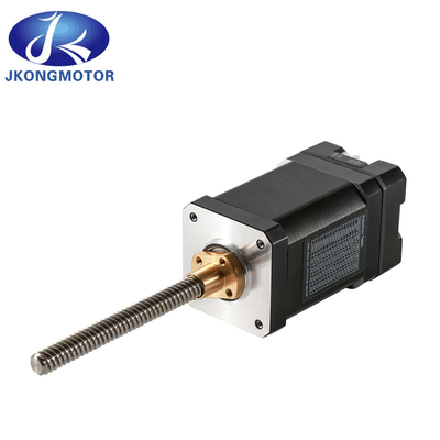 Jkongmotor nhà máy Trung Quốc Nema8 11 14 16 17 23 24 34 Động cơ bước thẳng với vít chì cho máy in 3d Động cơ bước thẳng