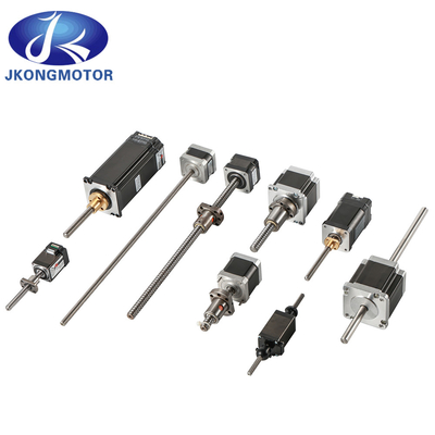 Jkongmotor nhà máy Trung Quốc Nema8 11 14 16 17 23 24 34 Động cơ bước thẳng với vít chì cho máy in 3d Động cơ bước thẳng
