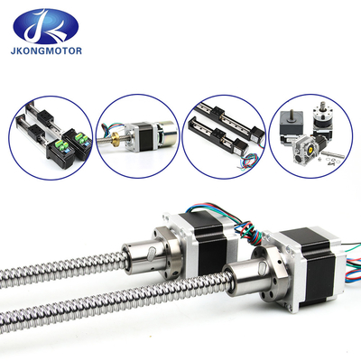 Jkongmotor nhà máy Trung Quốc Nema8 11 14 16 17 23 24 34 Động cơ bước thẳng với vít chì cho máy in 3d Động cơ bước thẳng