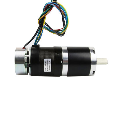Động cơ DC không chổi than có bánh răng tùy chỉnh Jkongmotor, độ chính xác cao 12 24 36 48V với hộp số bánh răng hành tinh, bánh răng sâu