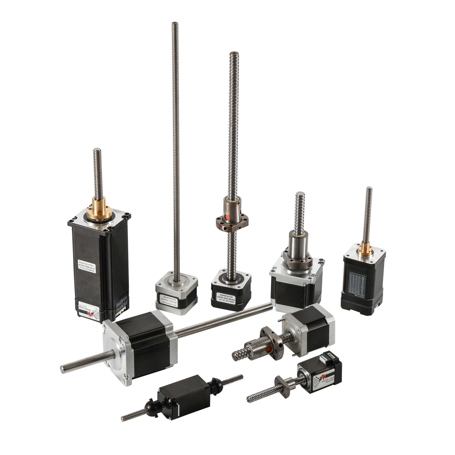 Jkongmotor NEMA 8/11/14/17/23/24/34 T5/T8/T10 Trapezoidal Thread Screw Linear Stepper Motor với Lead Screw Step Motor