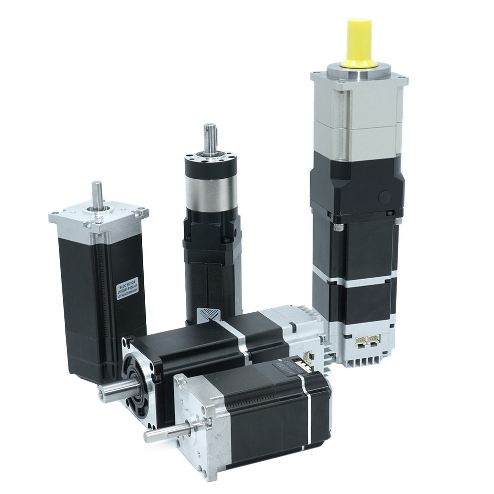 Jkongmotor 0.64N.m 200W RS485 Canopen Ethercat tích hợp servo motor với Driver Brushless DC servo motor với hộp số